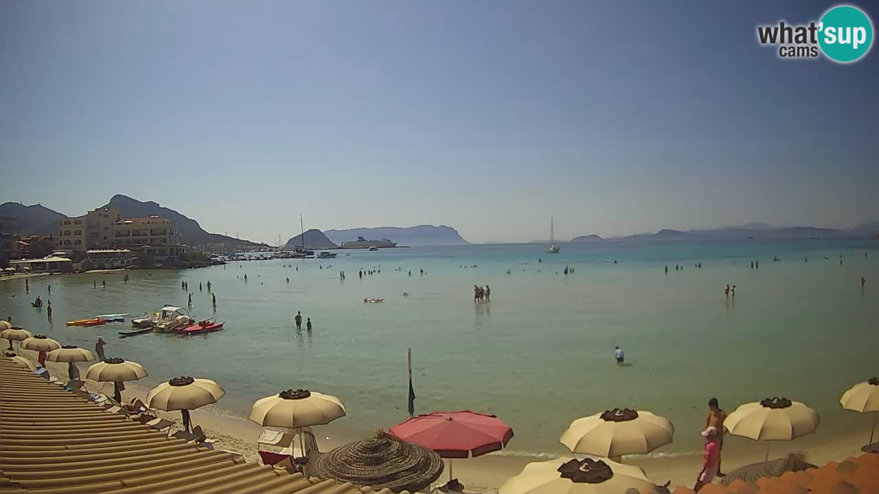Webcam Terza Spiaggia Golfo Aranci – Liveblick auf den Strand
