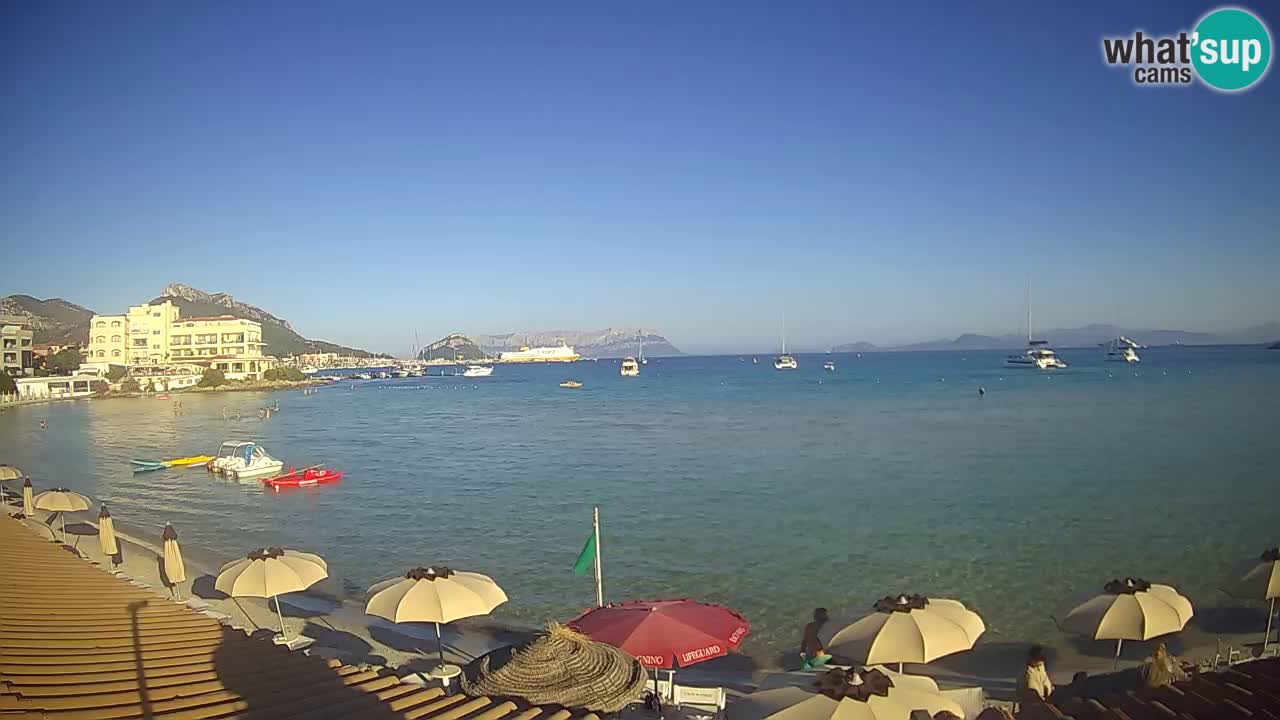 Webcam Terza Spiaggia Golfo Aranci – Liveblick auf den Strand