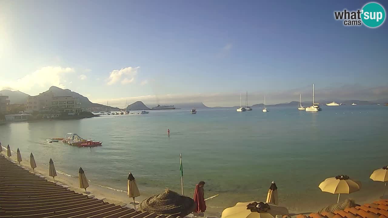 Webcam Terza Spiaggia Golfo Aranci – Vista en directo de la playa