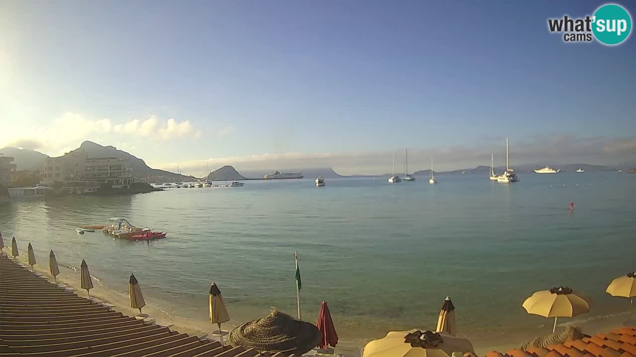 Webcam Terza Spiaggia Golfo Aranci – Vista en directo de la playa