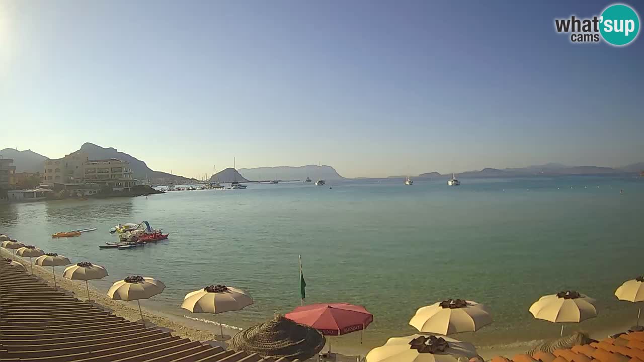 Webcam Terza Spiaggia Golfo Aranci – Liveblick auf den Strand