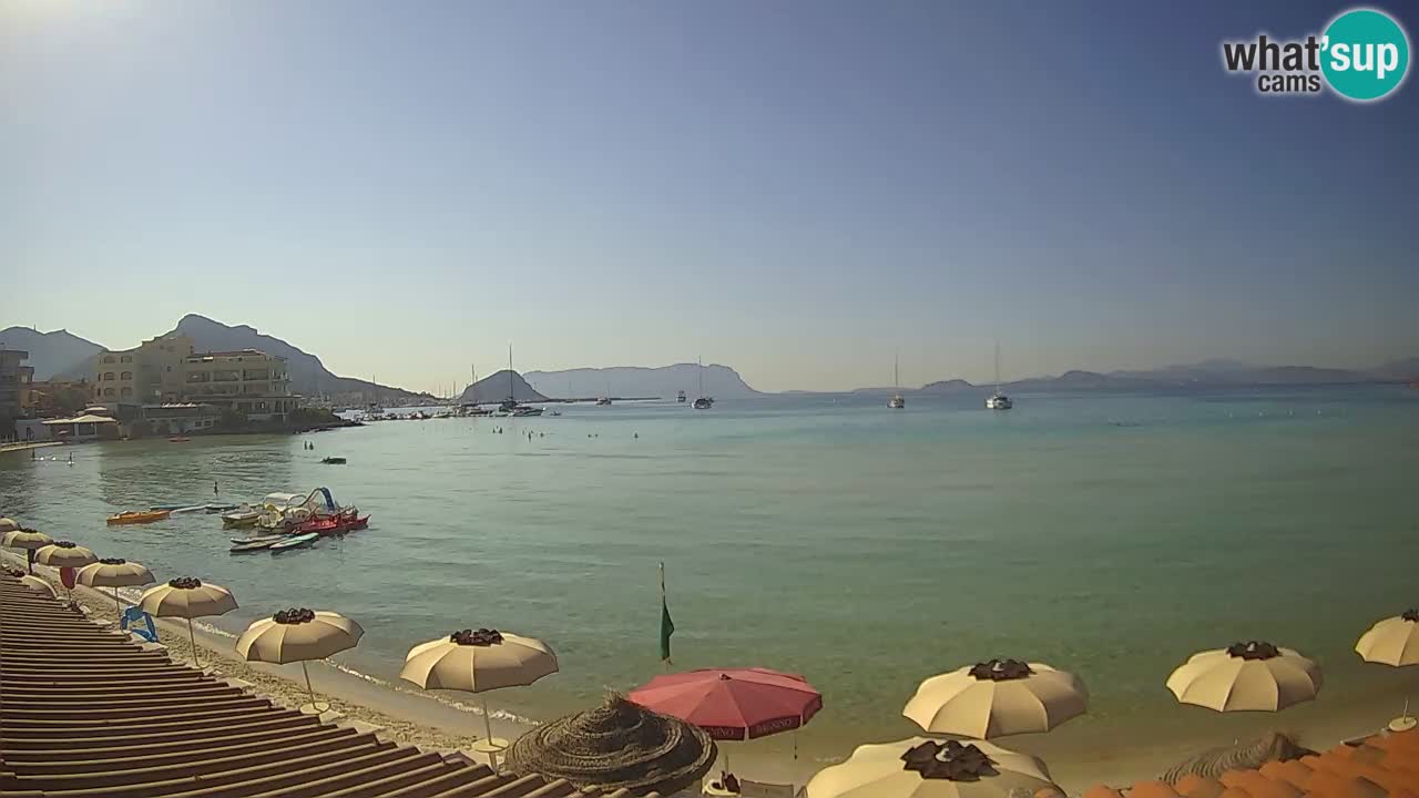 Webcam Terza Spiaggia Golfo Aranci – Liveblick auf den Strand