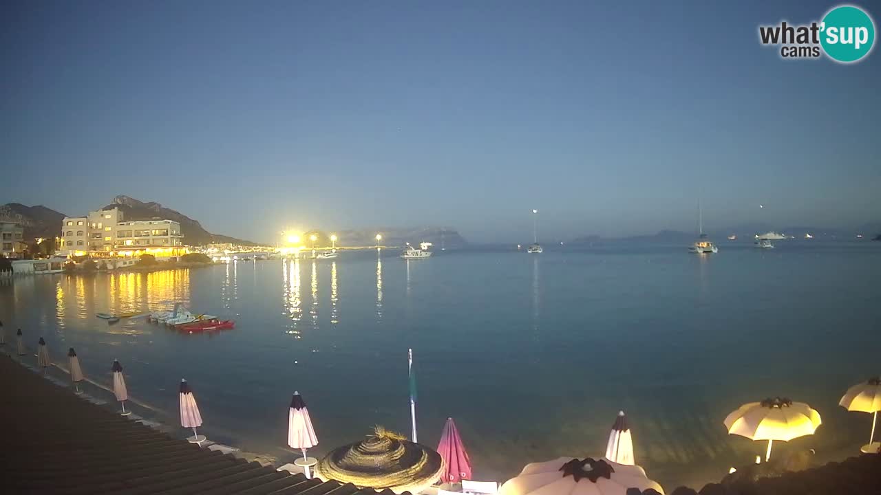 Webcam Terza Spiaggia Golfo Aranci – Vue en direct de la plage