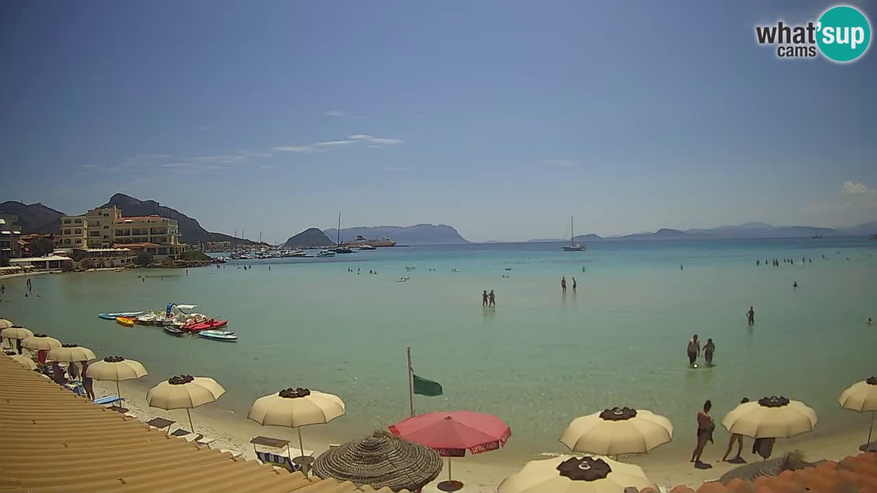 Webcam Terza Spiaggia Golfo Aranci – Vue en direct de la plage