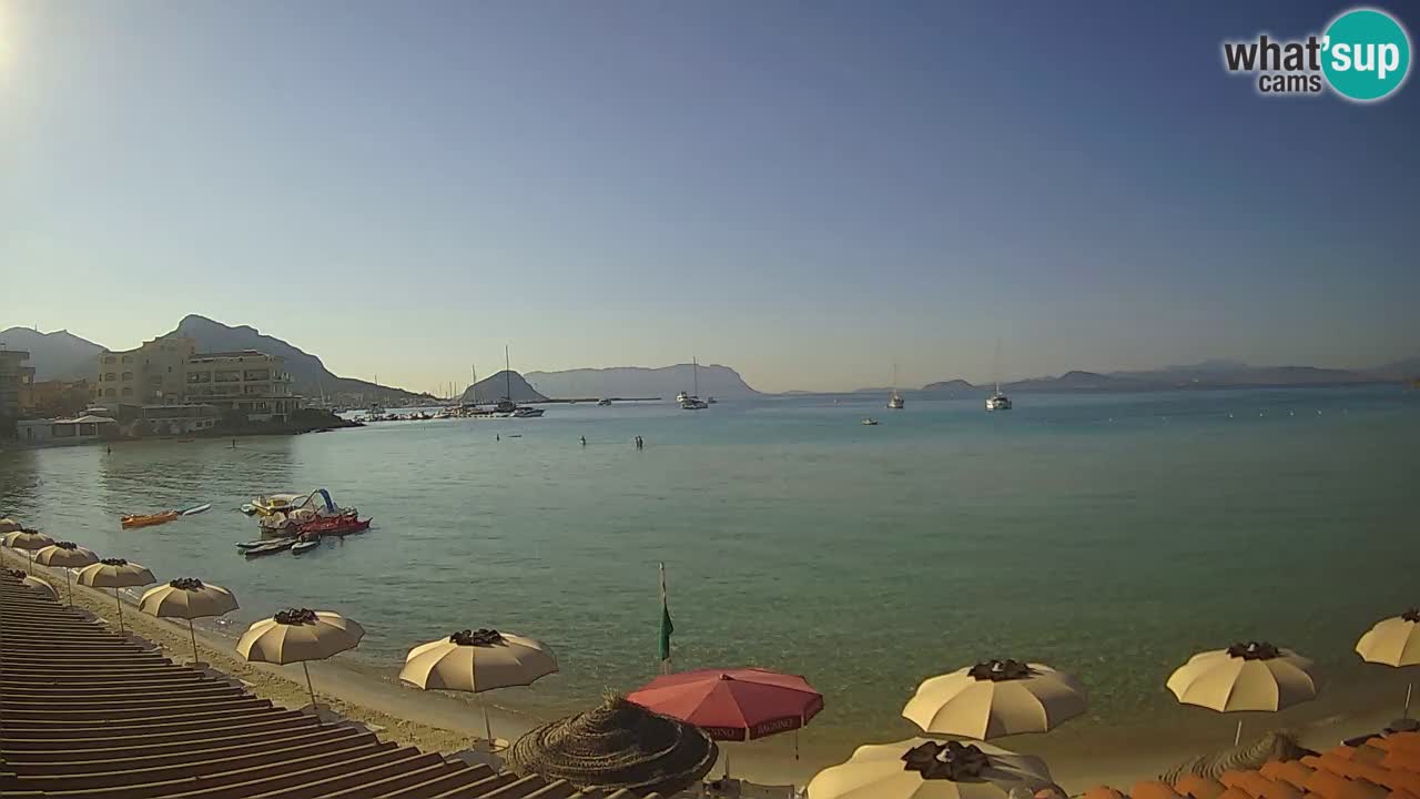 Webcam Terza Spiaggia Golfo Aranci – Vue en direct de la plage