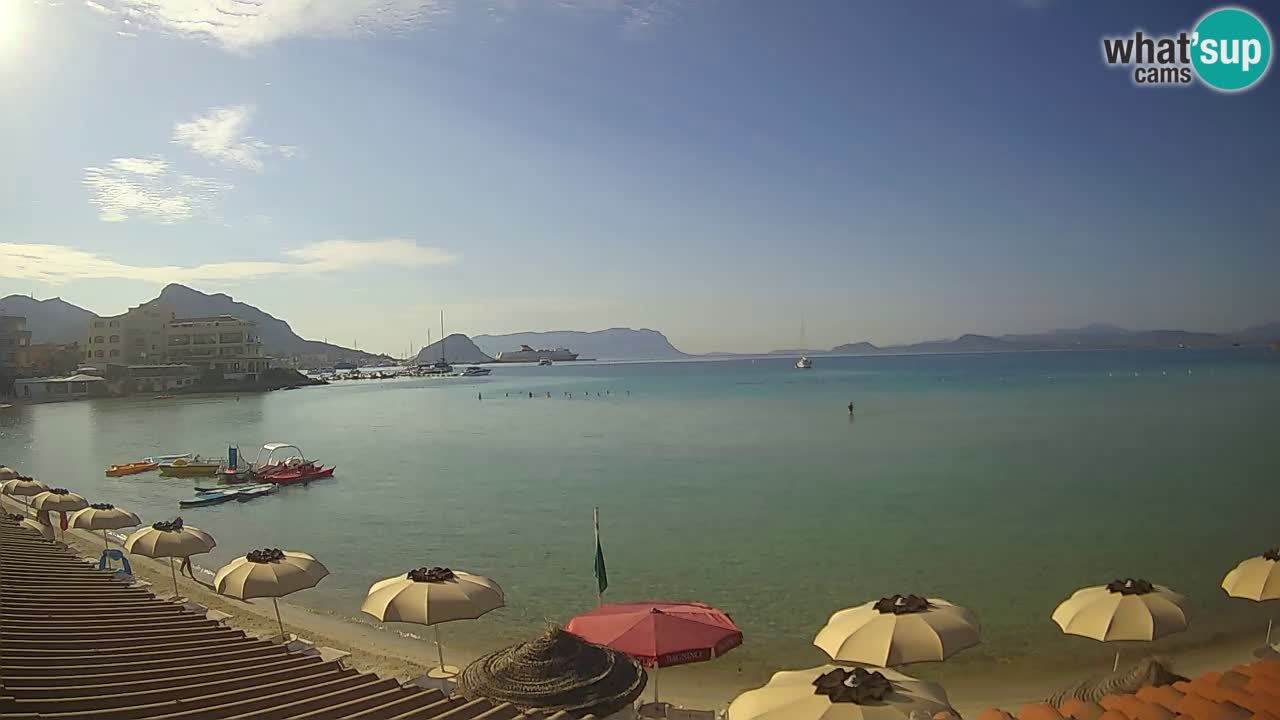 Webcam Terza Spiaggia Golfo Aranci – Vue en direct de la plage