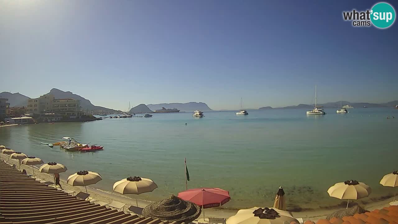 Web kamera Terza Spiaggia Golfo Aranci – Pogled uživo na plažu