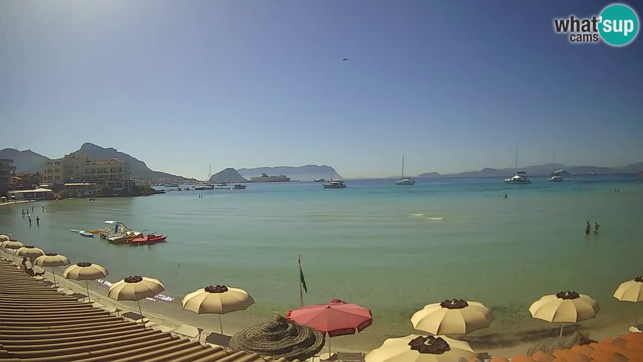 Web kamera Terza Spiaggia Golfo Aranci – Pogled uživo na plažu