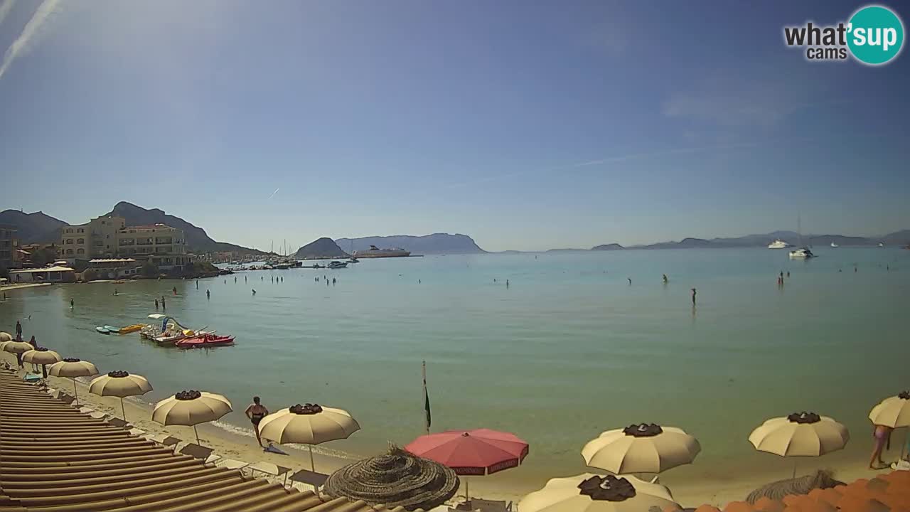 Web kamera Terza Spiaggia Golfo Aranci – Pogled uživo na plažu