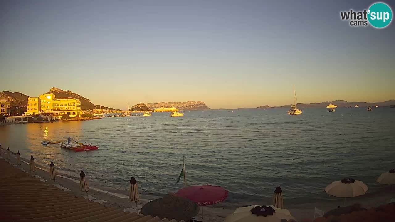 Webcam Terza Spiaggia Golfo Aranci – Vista en directo de la playa