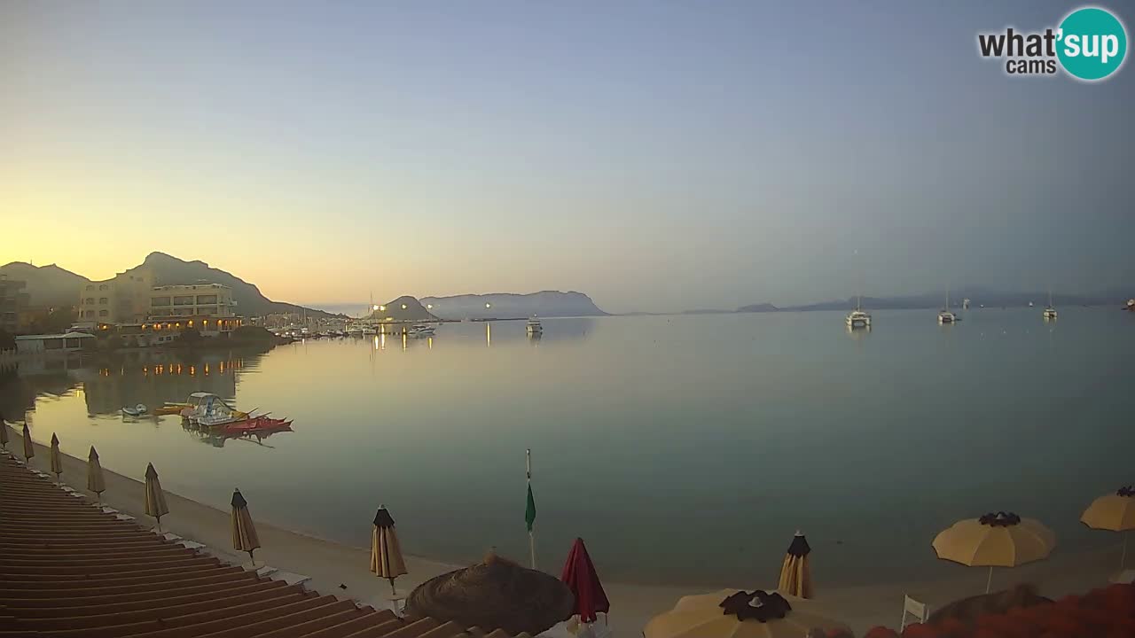 Webcam Terza Spiaggia Golfo Aranci – Liveblick auf den Strand