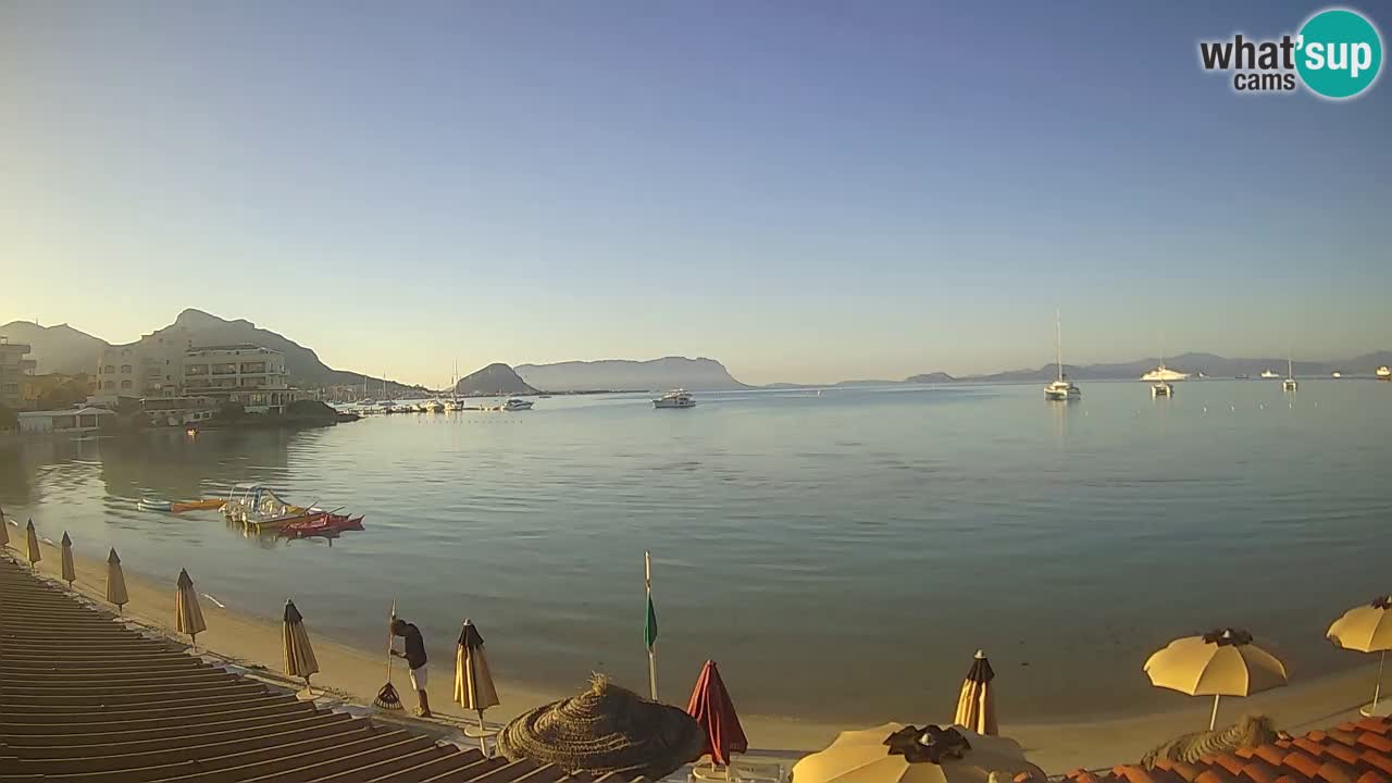 Webcam Terza Spiaggia Golfo Aranci – Liveblick auf den Strand