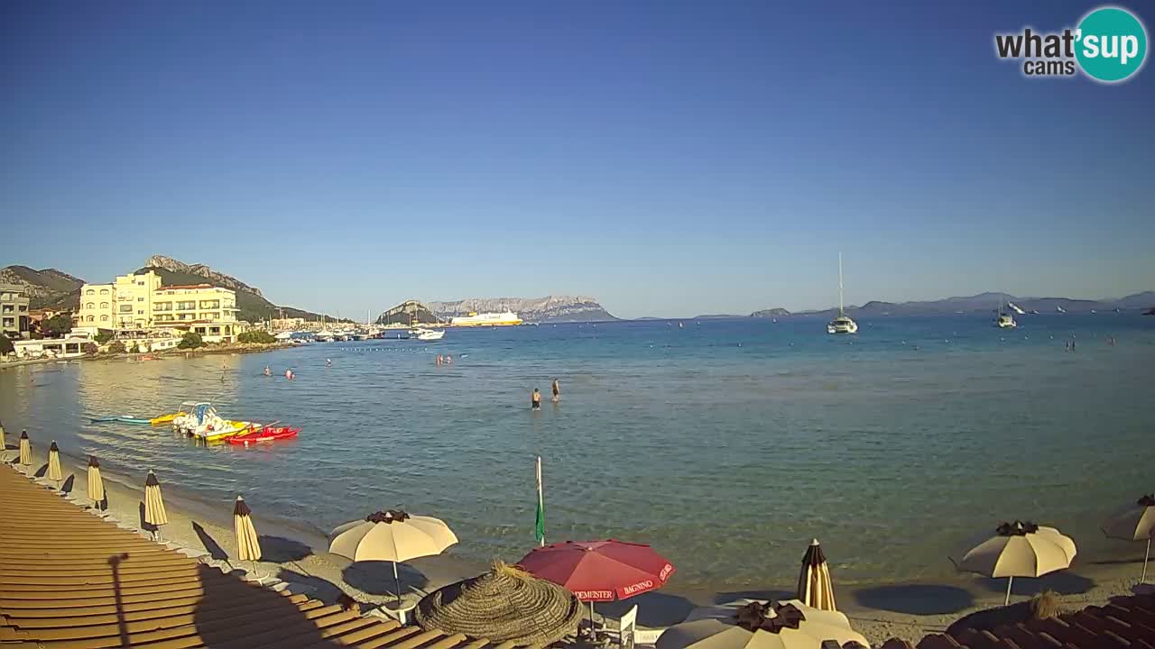 Webcam Terza Spiaggia Golfo Aranci – Liveblick auf den Strand