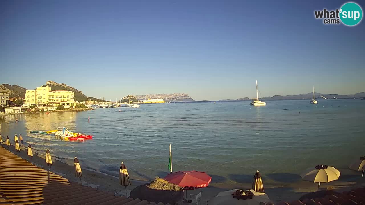 Webcam Terza Spiaggia Golfo Aranci – Vue en direct de la plage