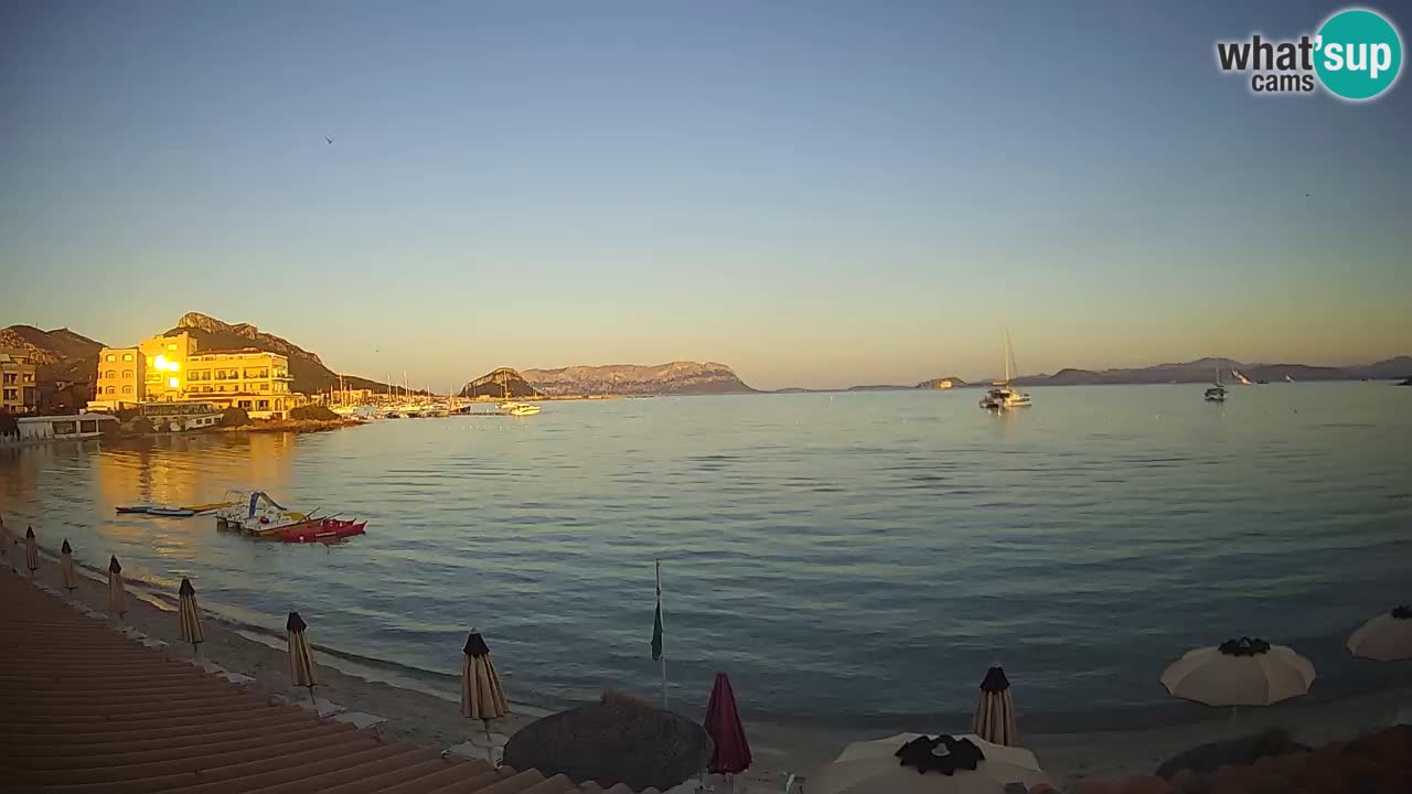 Webcam Terza Spiaggia Golfo Aranci – Liveblick auf den Strand