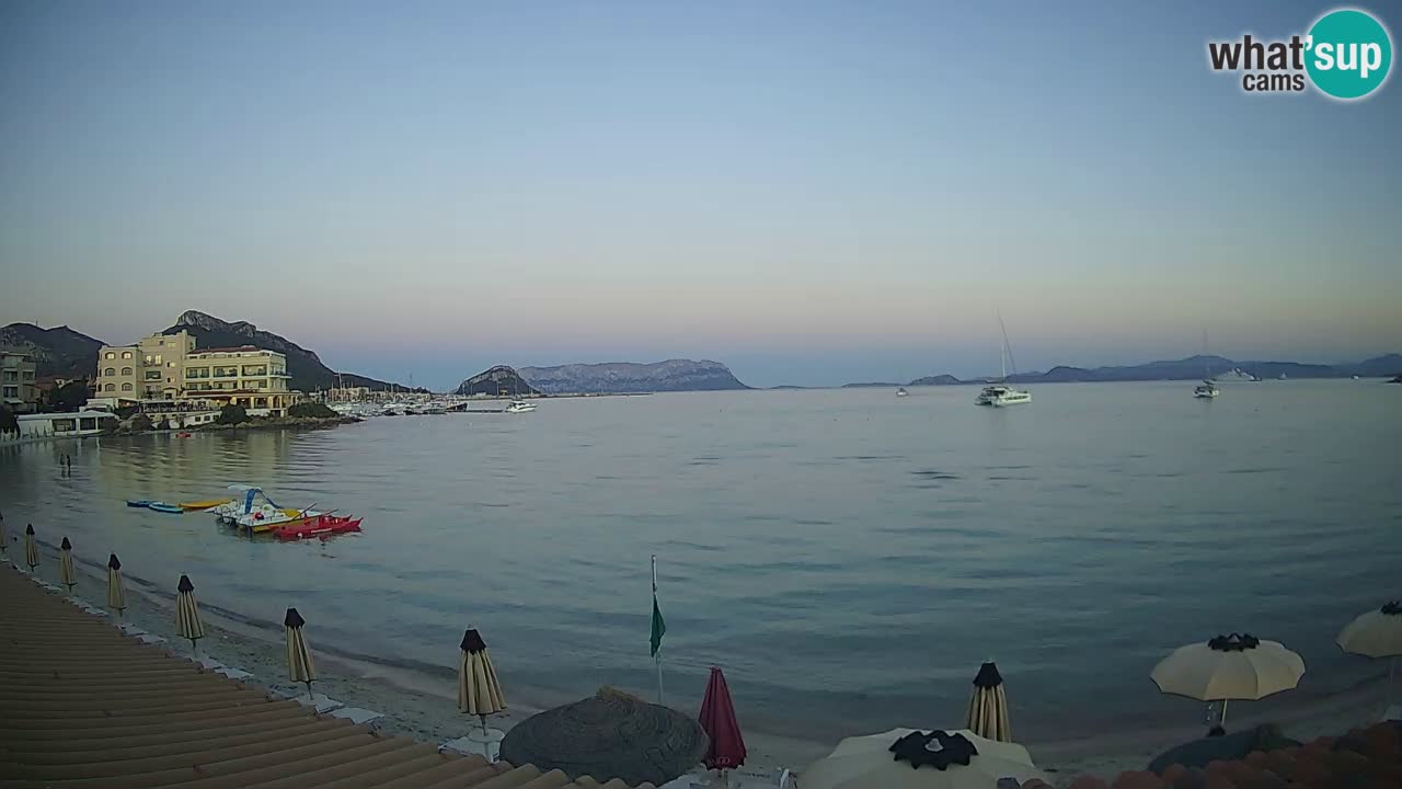 Webcam Terza Spiaggia Golfo Aranci – Vue en direct de la plage