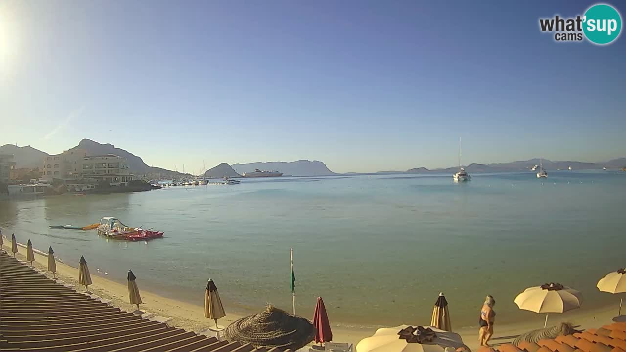 Webcam Terza Spiaggia Golfo Aranci – Vista en directo de la playa