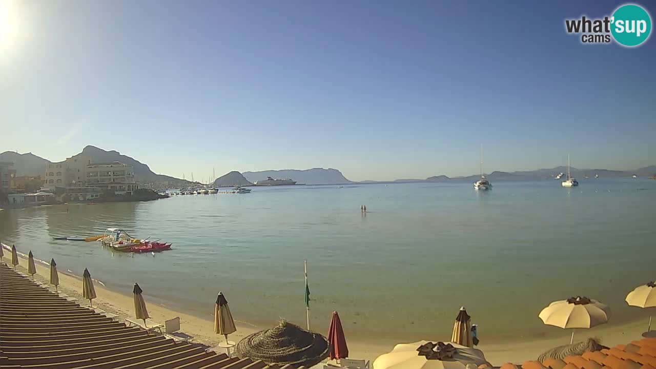Webcam Terza Spiaggia Golfo Aranci – Vista mare in diretta