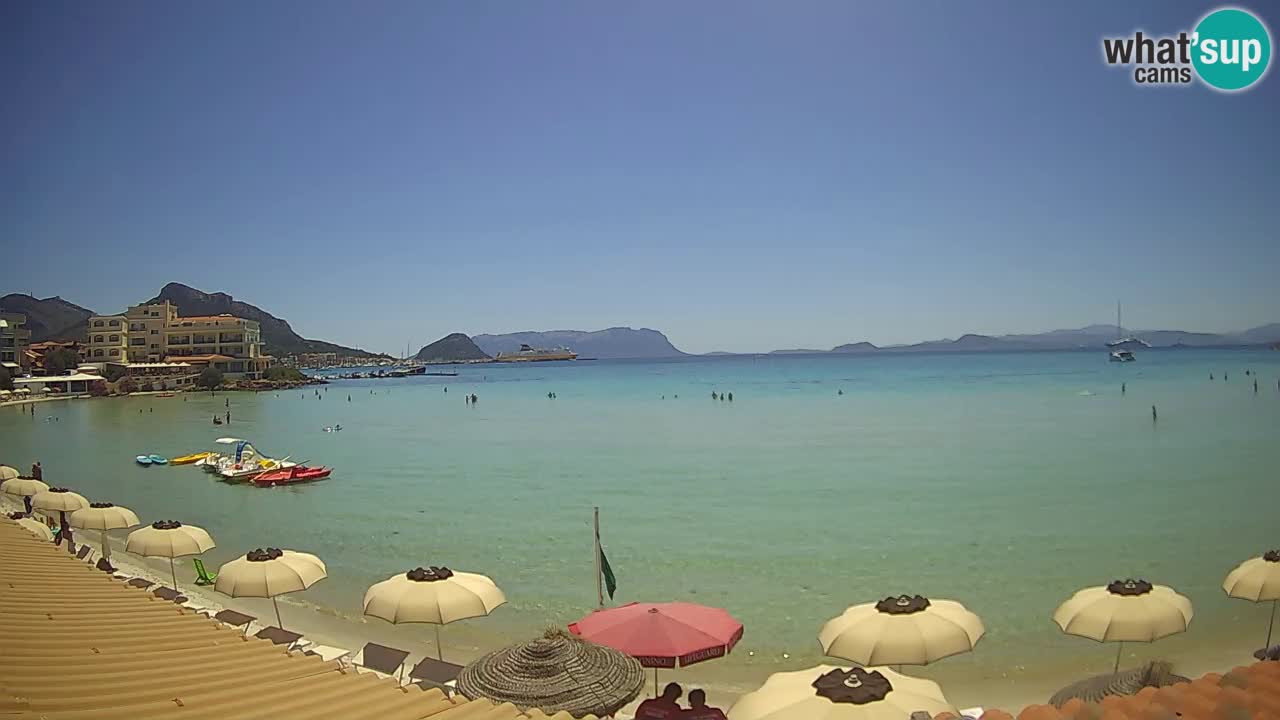 Webcam Terza Spiaggia Golfo Aranci – Liveblick auf den Strand