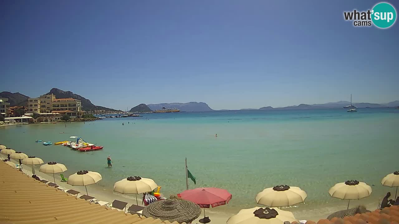 Webcam Terza Spiaggia Golfo Aranci – Vista en directo de la playa