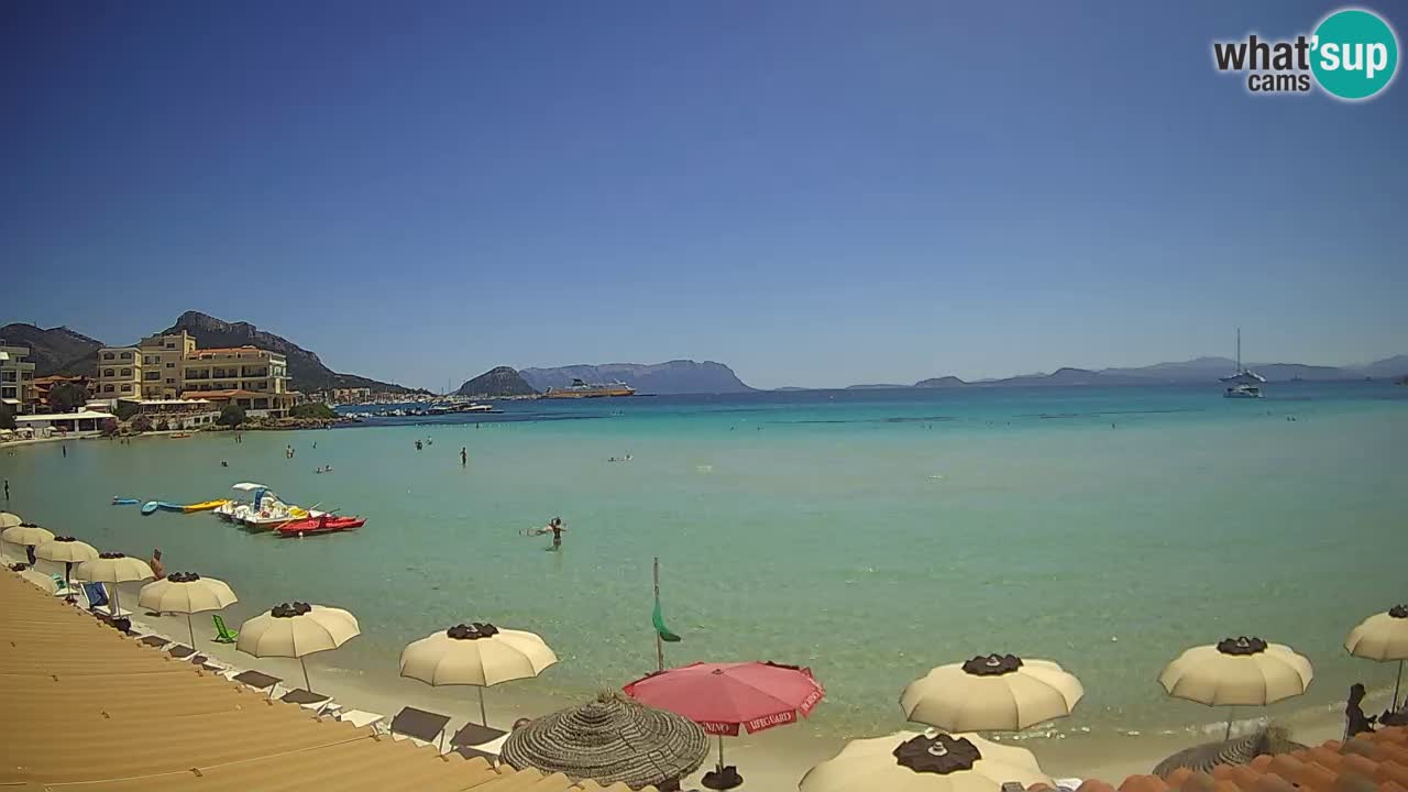 Web kamera Terza Spiaggia Golfo Aranci – Pogled uživo na plažu