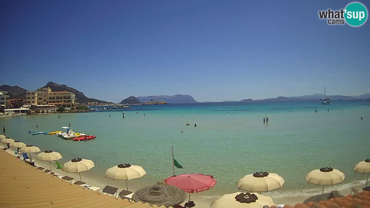 Web kamera Terza Spiaggia Golfo Aranci – Pogled uživo na plažu