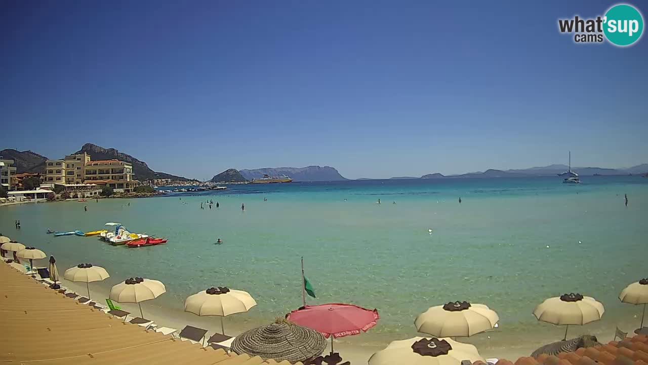 Web kamera Terza Spiaggia Golfo Aranci – Pogled uživo na plažu