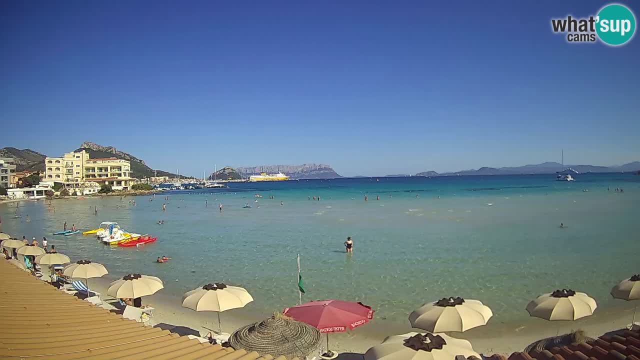 Webcam Terza Spiaggia Golfo Aranci – Vue en direct de la plage
