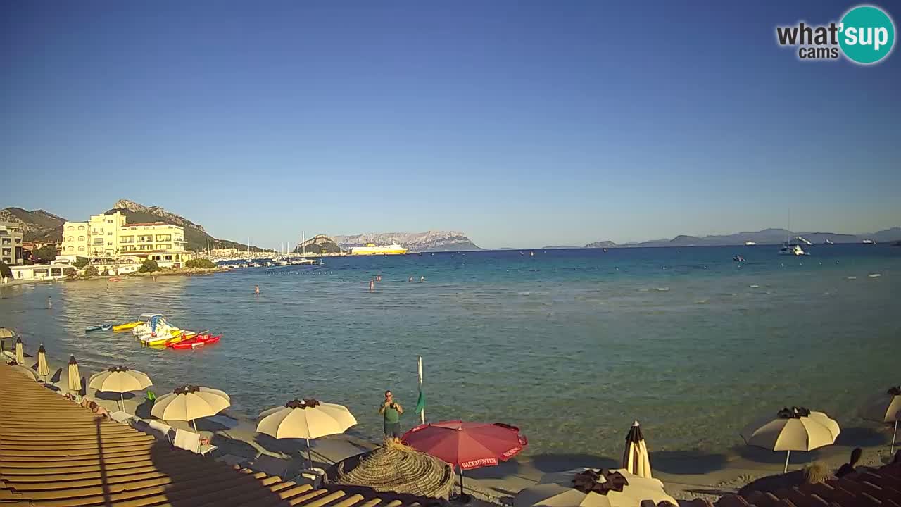 Webcam Terza Spiaggia Golfo Aranci – Vue en direct de la plage