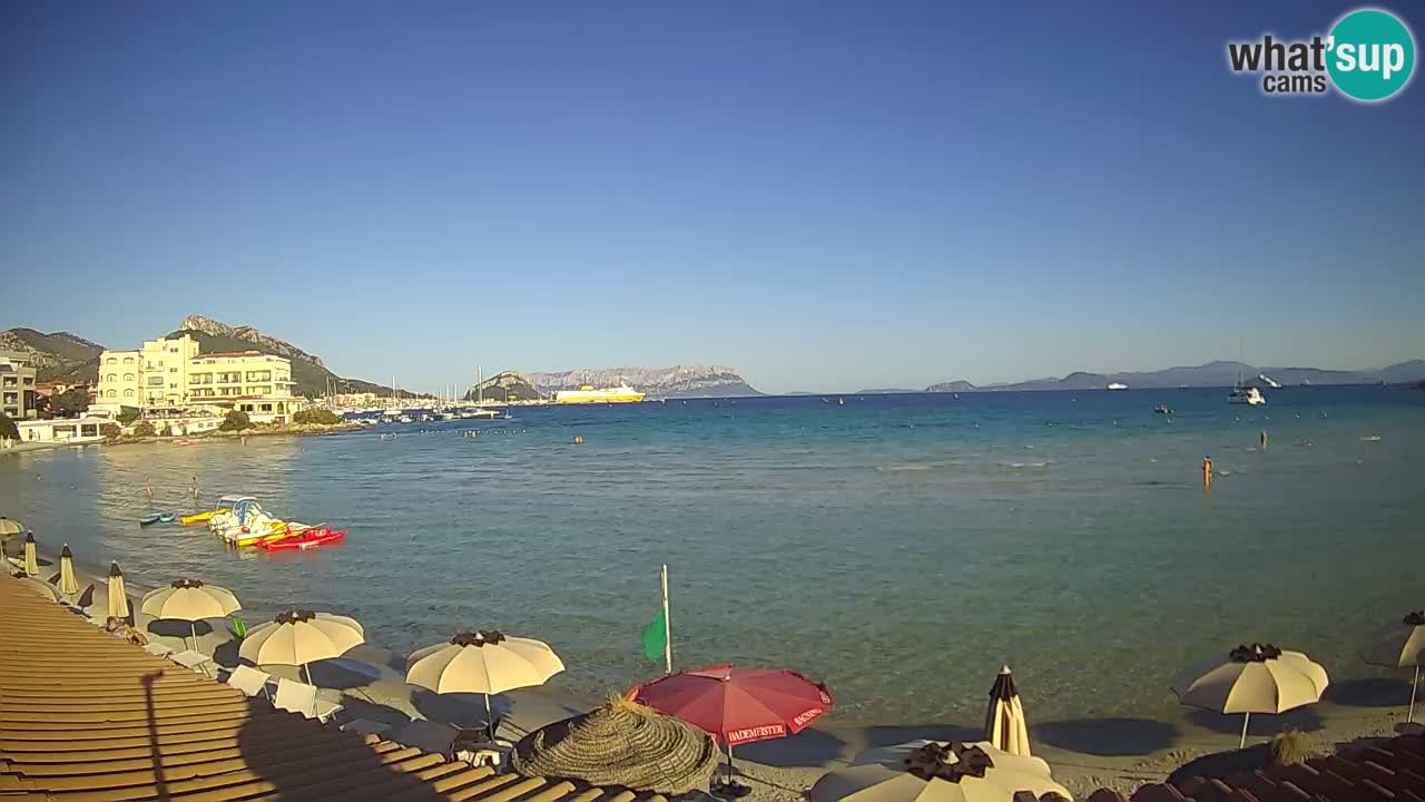 Webcam Terza Spiaggia Golfo Aranci – Vista en directo de la playa