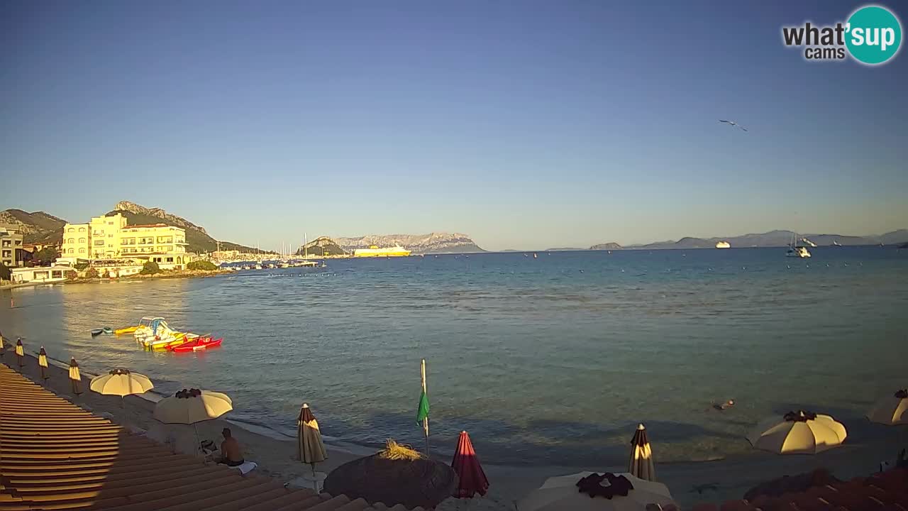 Webcam Terza Spiaggia Golfo Aranci – Vista en directo de la playa