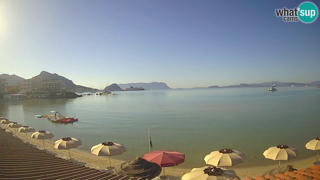Webcam Terza Spiaggia Golfo Aranci – Vista en directo de la playa