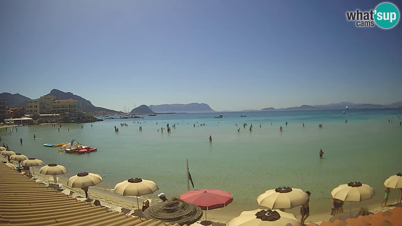 Webcam Terza Spiaggia Golfo Aranci – Liveblick auf den Strand