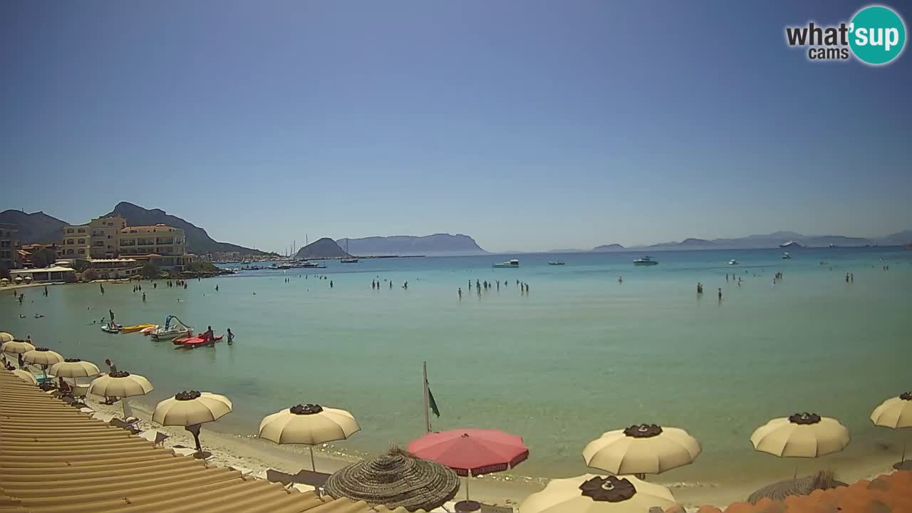 Webcam Terza Spiaggia Golfo Aranci – Vue en direct de la plage