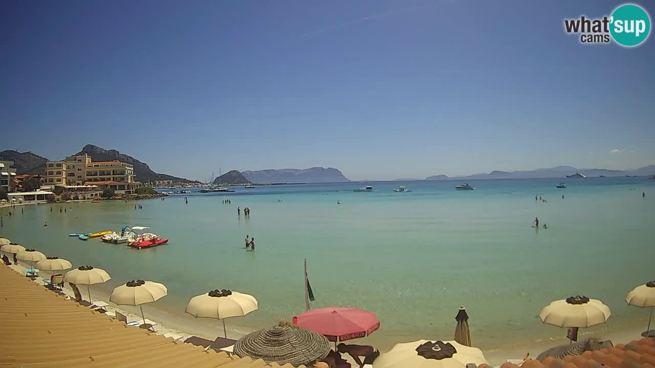 Webcam Terza Spiaggia Golfo Aranci – Vue en direct de la plage