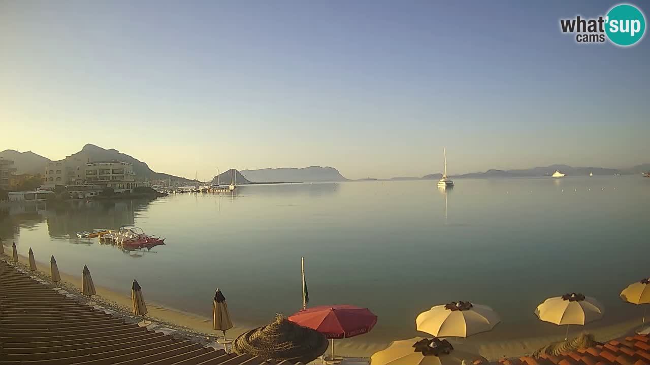 Webcam Terza Spiaggia Golfo Aranci – Vue en direct de la plage