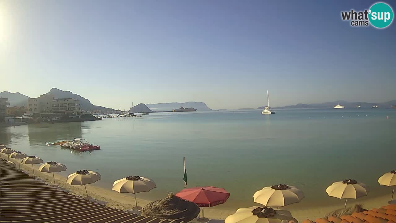 Webcam Terza Spiaggia Golfo Aranci – Liveblick auf den Strand