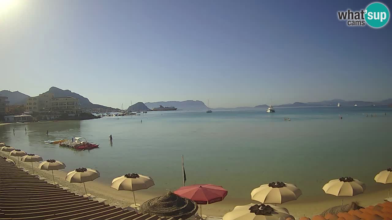 Web kamera Terza Spiaggia Golfo Aranci – Pogled uživo na plažu