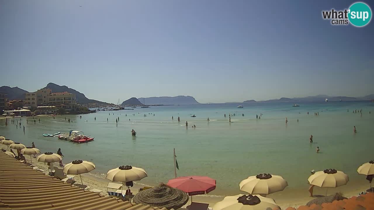 Webcam Terza Spiaggia Golfo Aranci – Vue en direct de la plage