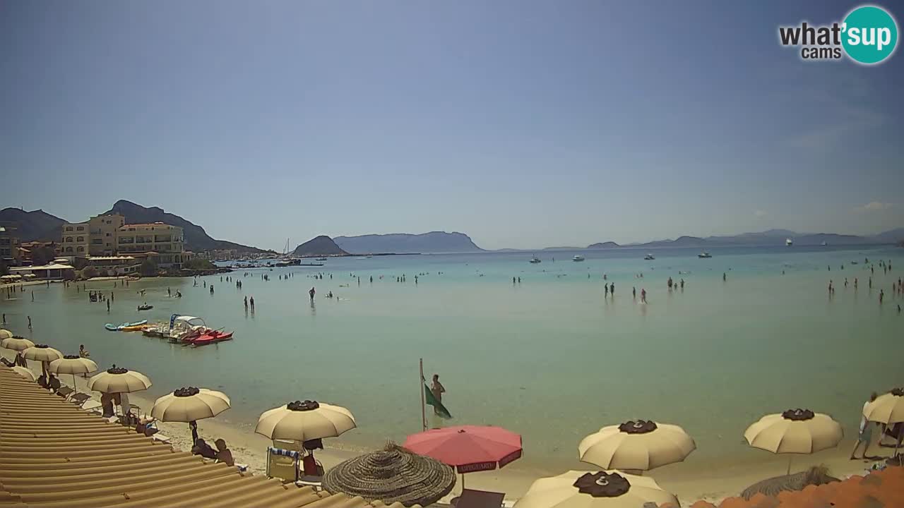 Webcam Terza Spiaggia Golfo Aranci – Vue en direct de la plage