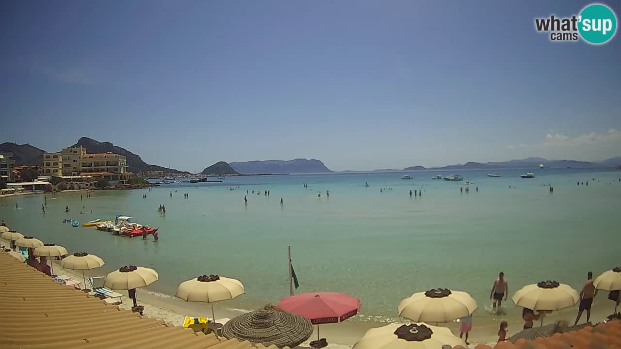 Webcam Terza Spiaggia Golfo Aranci – Vue en direct de la plage