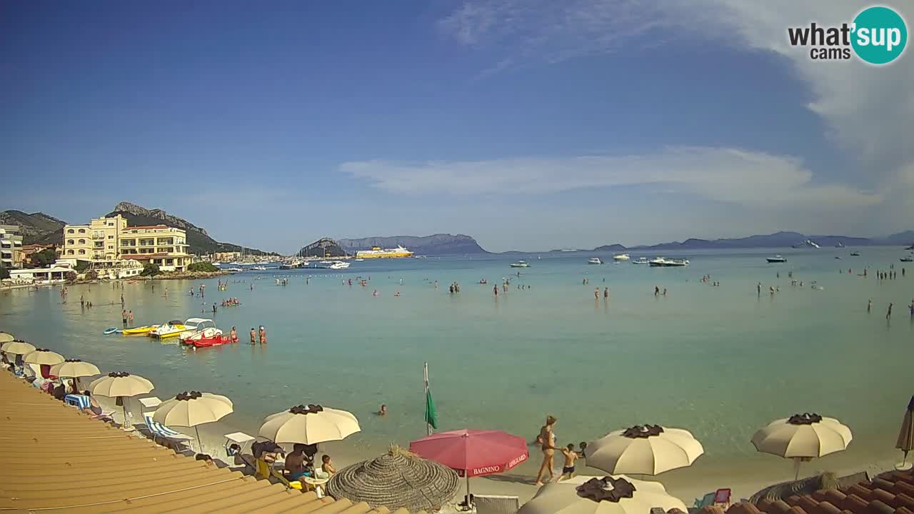 Webcam Terza Spiaggia Golfo Aranci – Liveblick auf den Strand