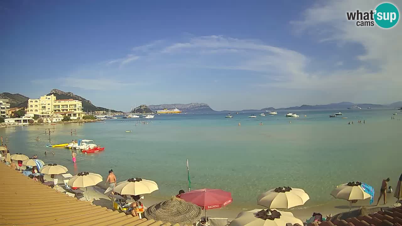 Webcam Terza Spiaggia Golfo Aranci – Liveblick auf den Strand