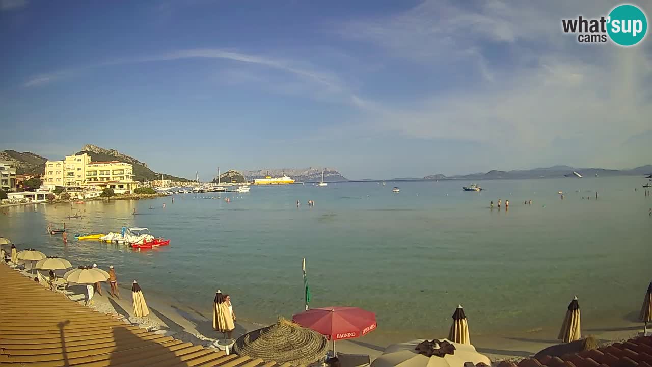 Webcam Terza Spiaggia Golfo Aranci – Vue en direct de la plage