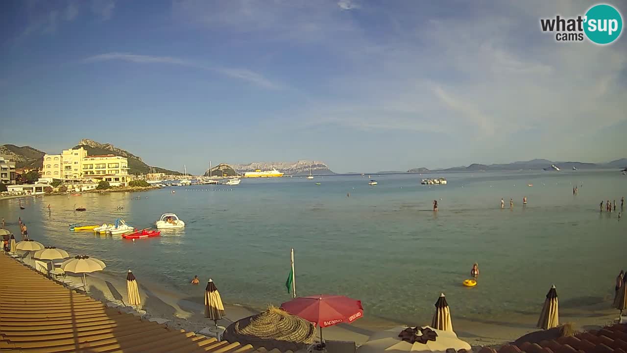 Webcam Terza Spiaggia Golfo Aranci – Vue en direct de la plage
