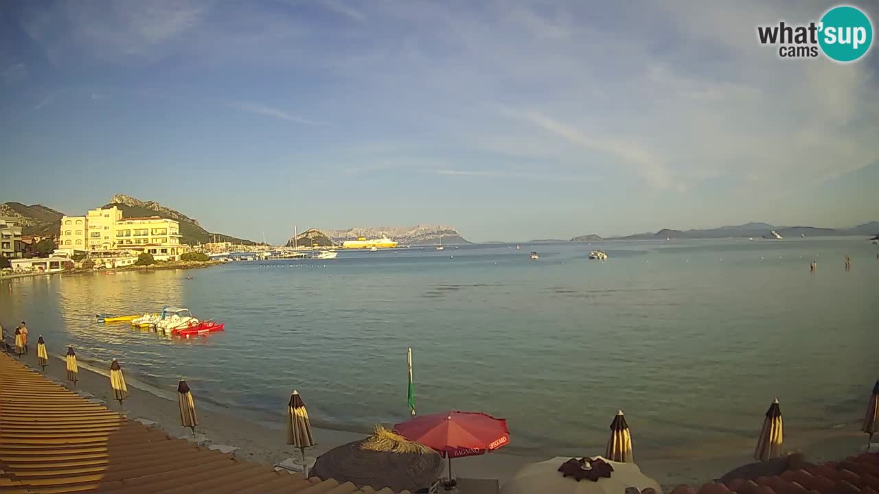 Webcam Terza Spiaggia Golfo Aranci – Vue en direct de la plage