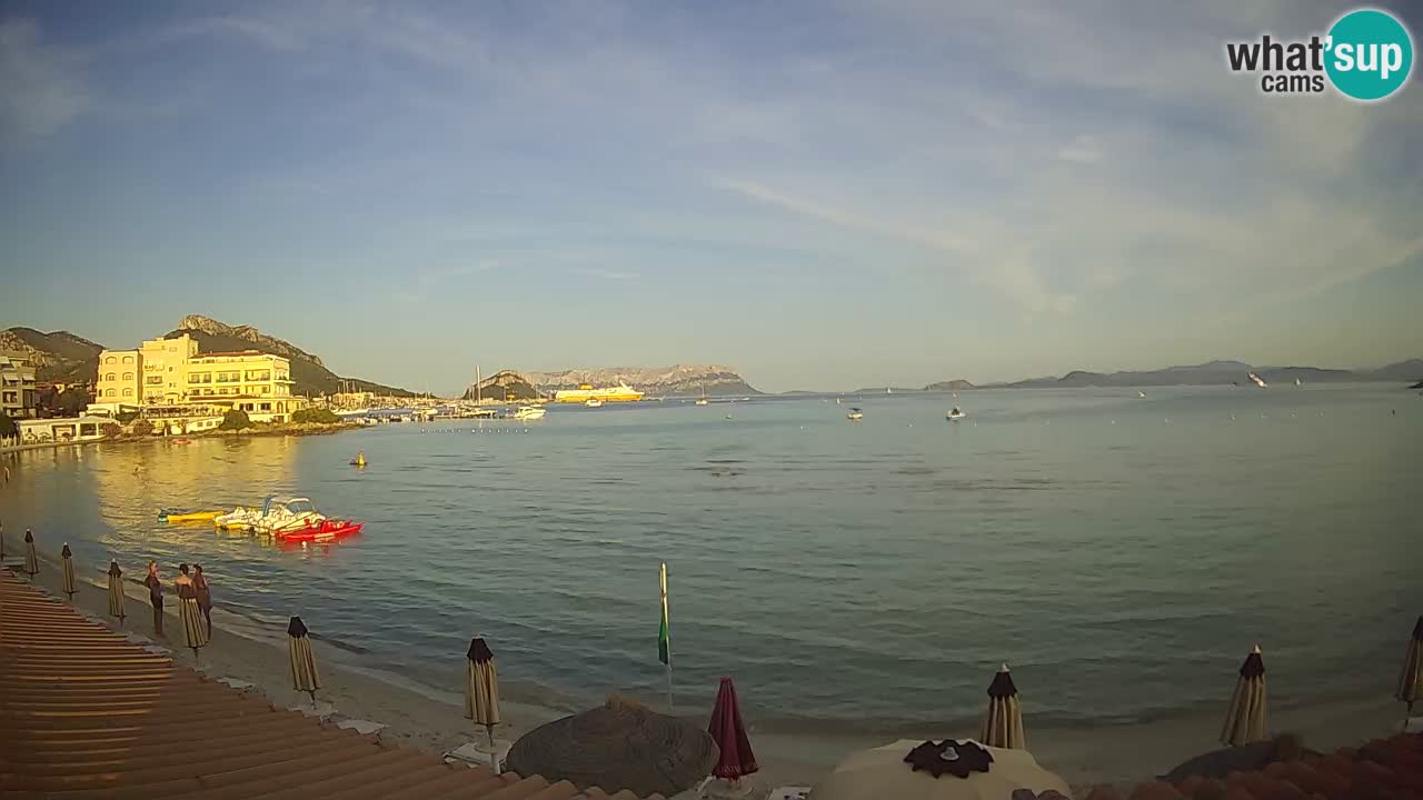 Webcam Terza Spiaggia Golfo Aranci – Vue en direct de la plage