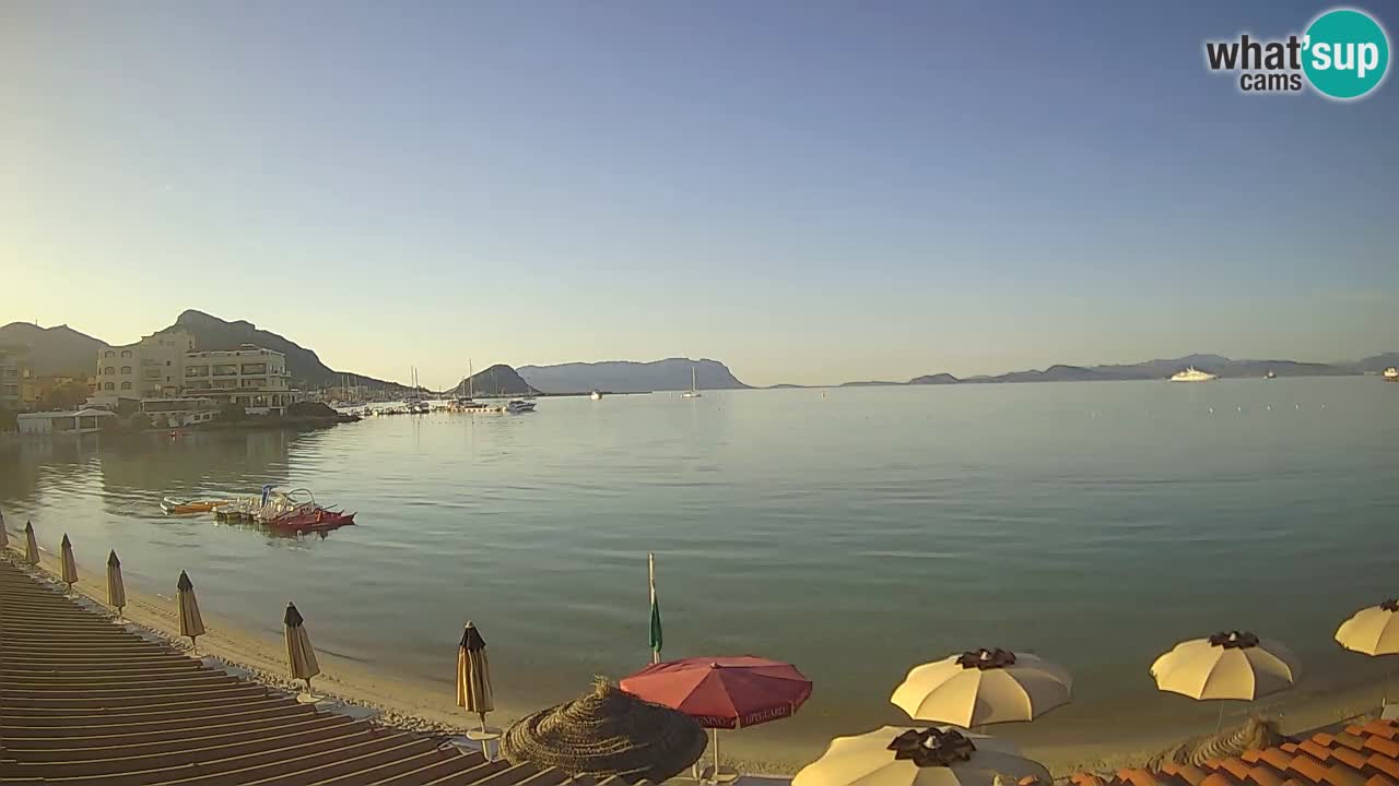 Webcam Terza Spiaggia Golfo Aranci – Vue en direct de la plage