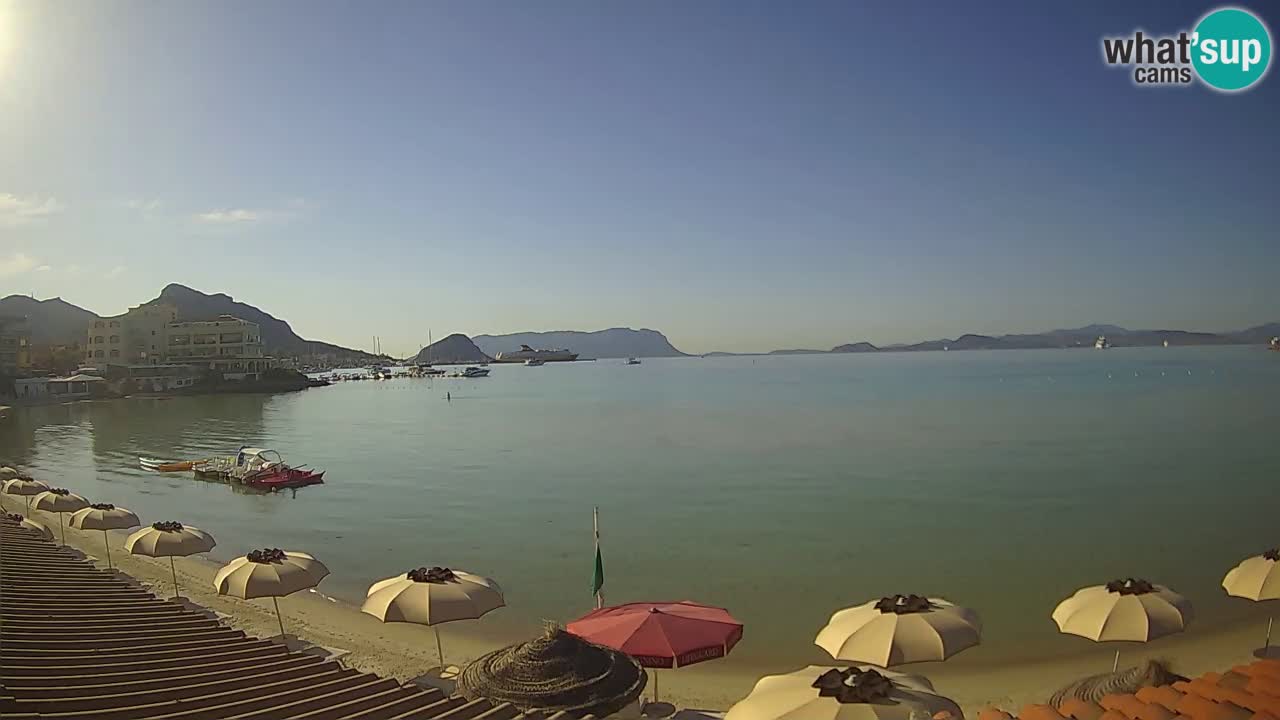 Webcam Terza Spiaggia Golfo Aranci – Vue en direct de la plage