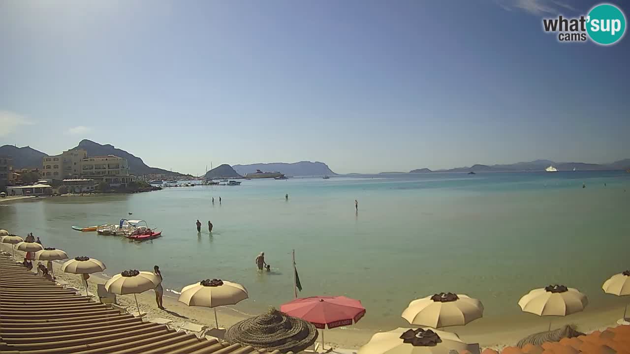 Webcam Terza Spiaggia Golfo Aranci – Vista en directo de la playa